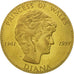 Regno Unito, medaglia, La Princesse Diana, 1997, SPL, Doratura in rame-nichel
