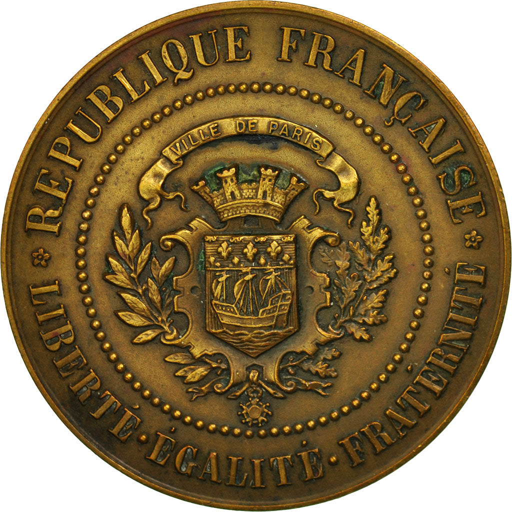 France, Medal, Troisième République, Assistance Publique, Paris, MS(60-62)