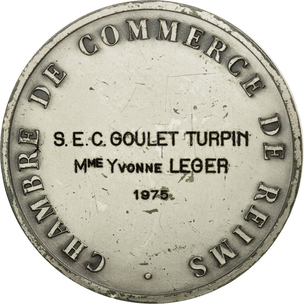Frankrijk, Medaille, Colbert, Chambre de Commerce de Reims, 1975, Depaulis, PR