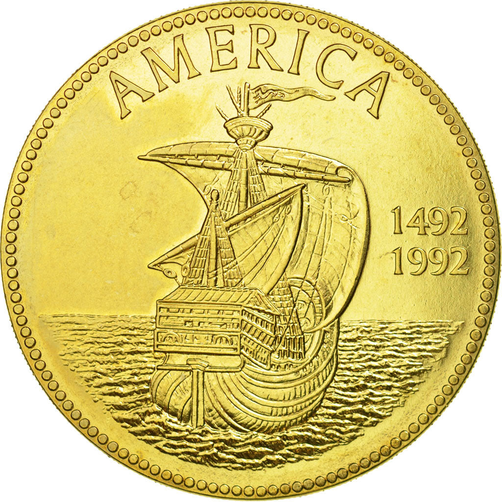 France, Médaille, 500ème Anniversaire de la Découverte de l'Amérique, 1992
