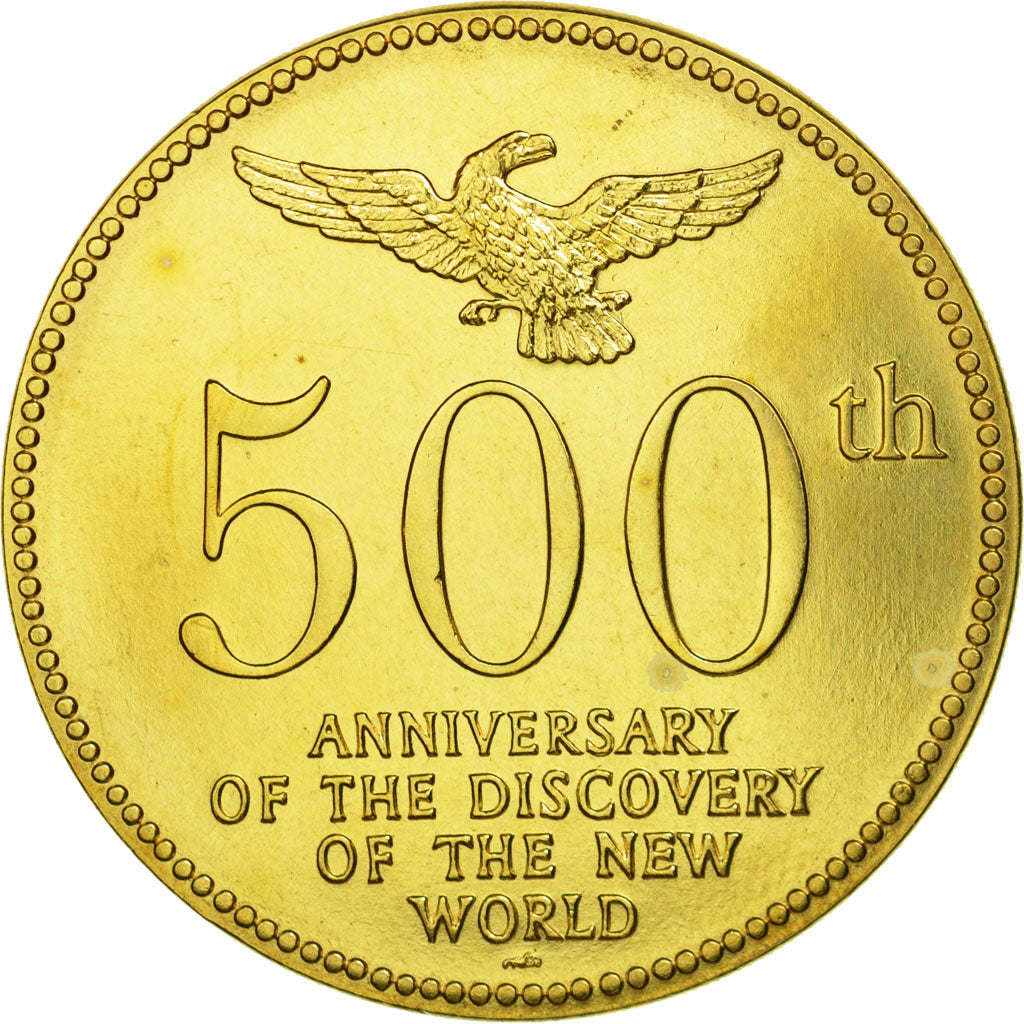France, Médaille, 500ème Anniversaire de la Découverte de l'Amérique, 1992