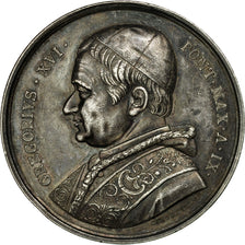 Vatican, Medal, Papale, Grégoire XVI, 1839, Girometti, MS(60-62), Silver