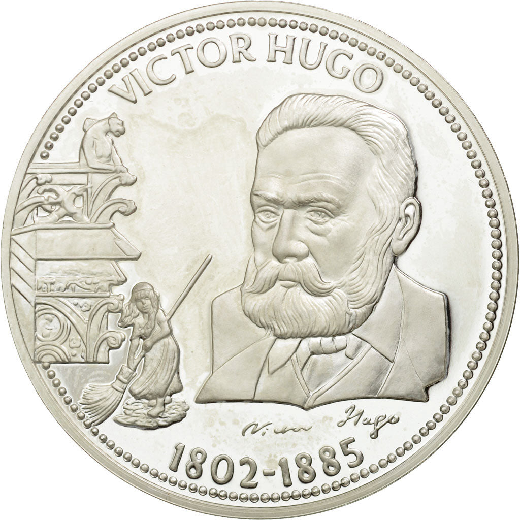 Francia, medaglia, Victor Hugo (1802-1885), SPL, Argento