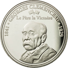 France, Medal, Première Guerre Mondiale, Georges Clémenceau, MS(65-70)