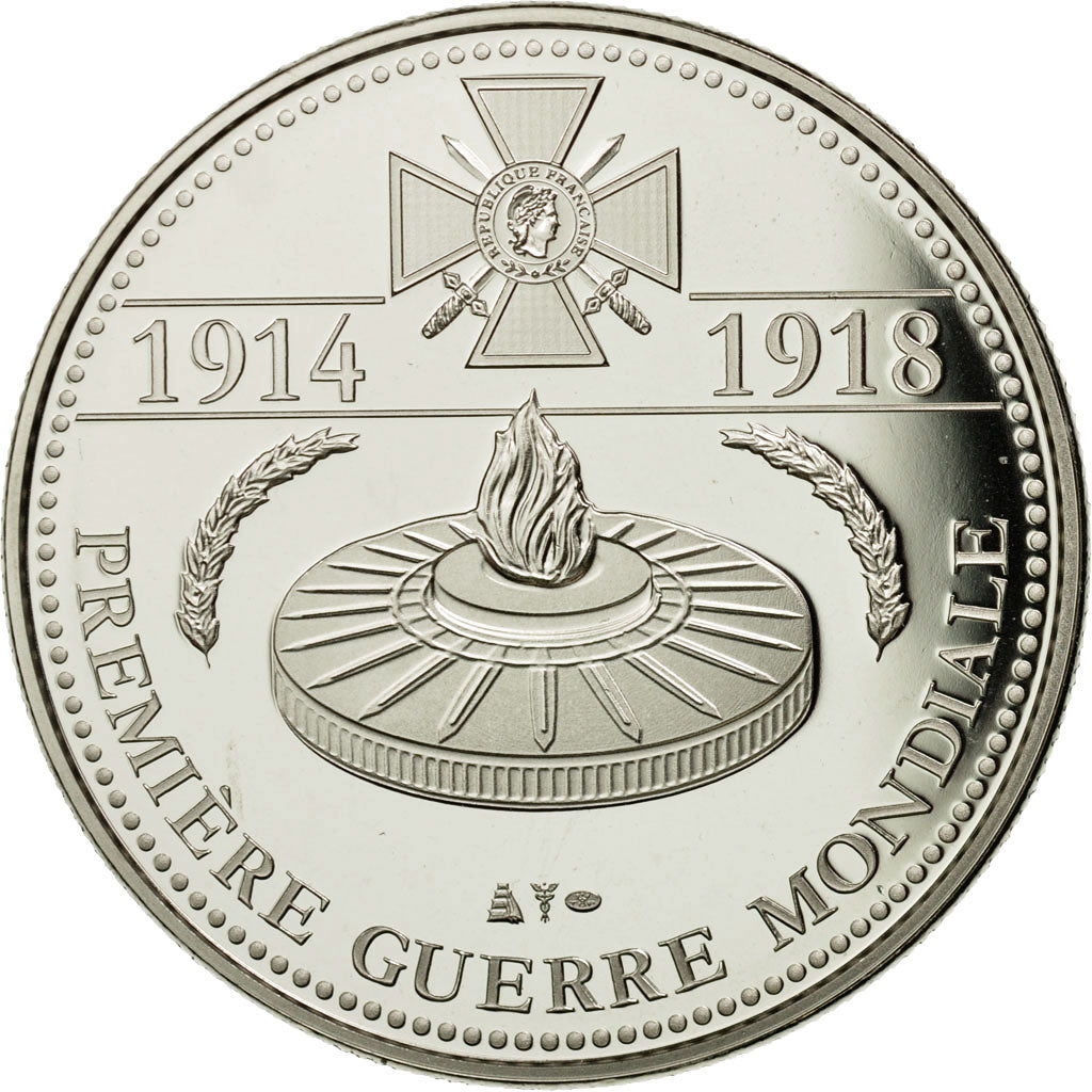 France, Medal, Première Guerre Mondiale, Georges Clémenceau, MS(65-70)