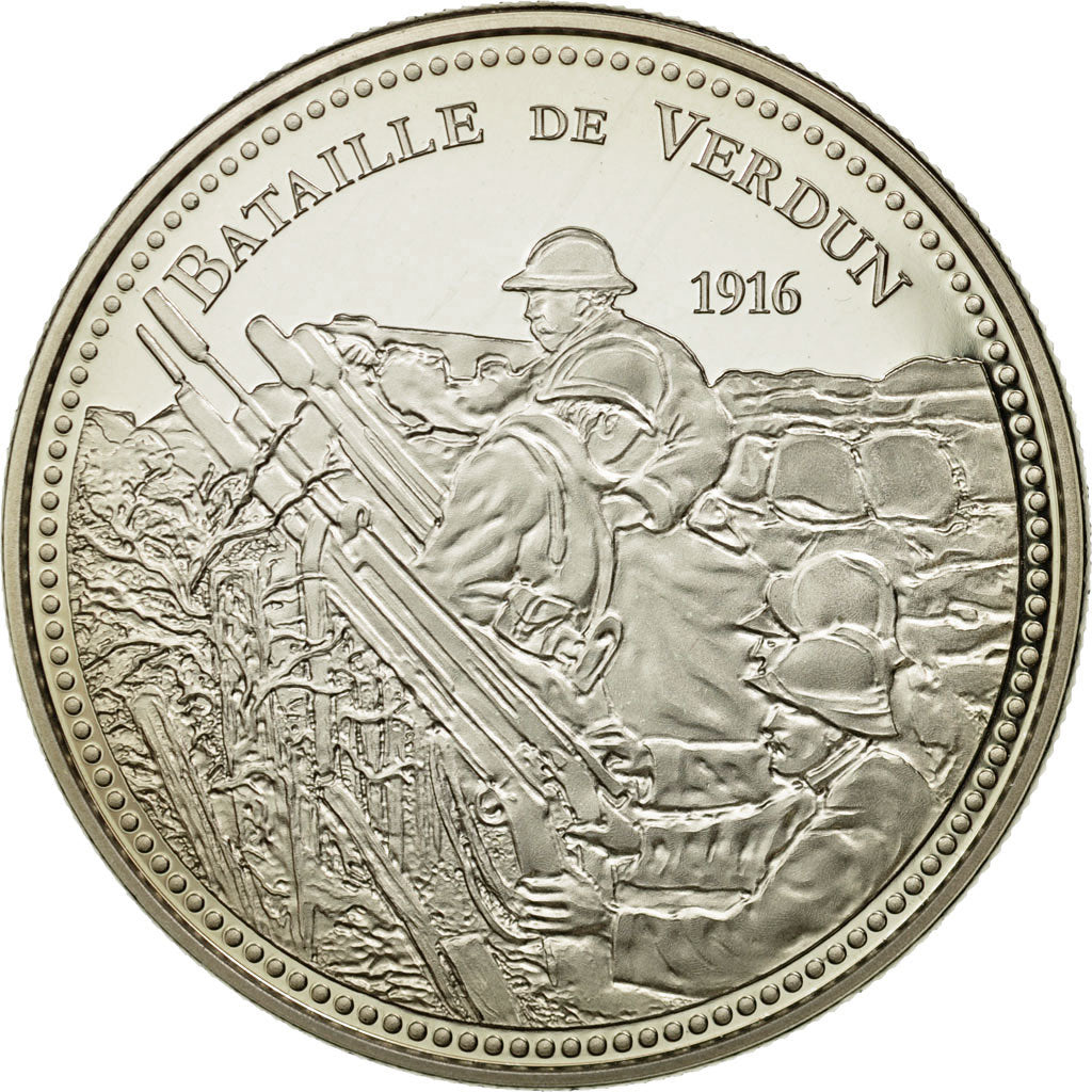 Francia, medaglia, Centenaire Première Guerre Mondiale, Bataille de Verdun