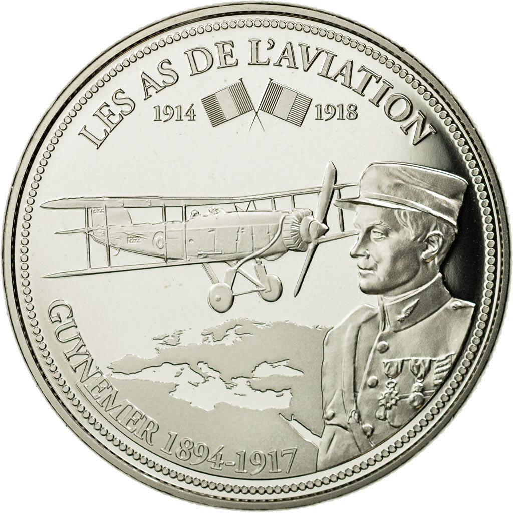 França, Medal, Première Guerre Mondiale, Les As de l'Aviation, Guynemer