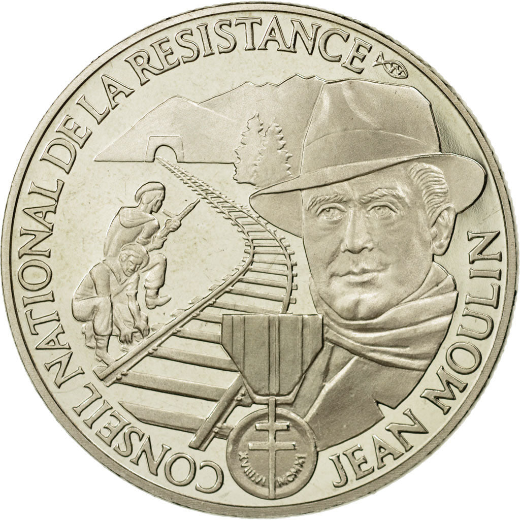 Francia, medaglia, 1939-1945, Conseil National de la Résistance, Jean Moulin