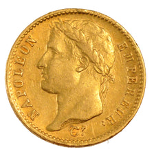 FRANCE, Napoléon I, 20 Francs, 1812, Lille, KM #695.10, EF(40-45), Gold, Gadoury