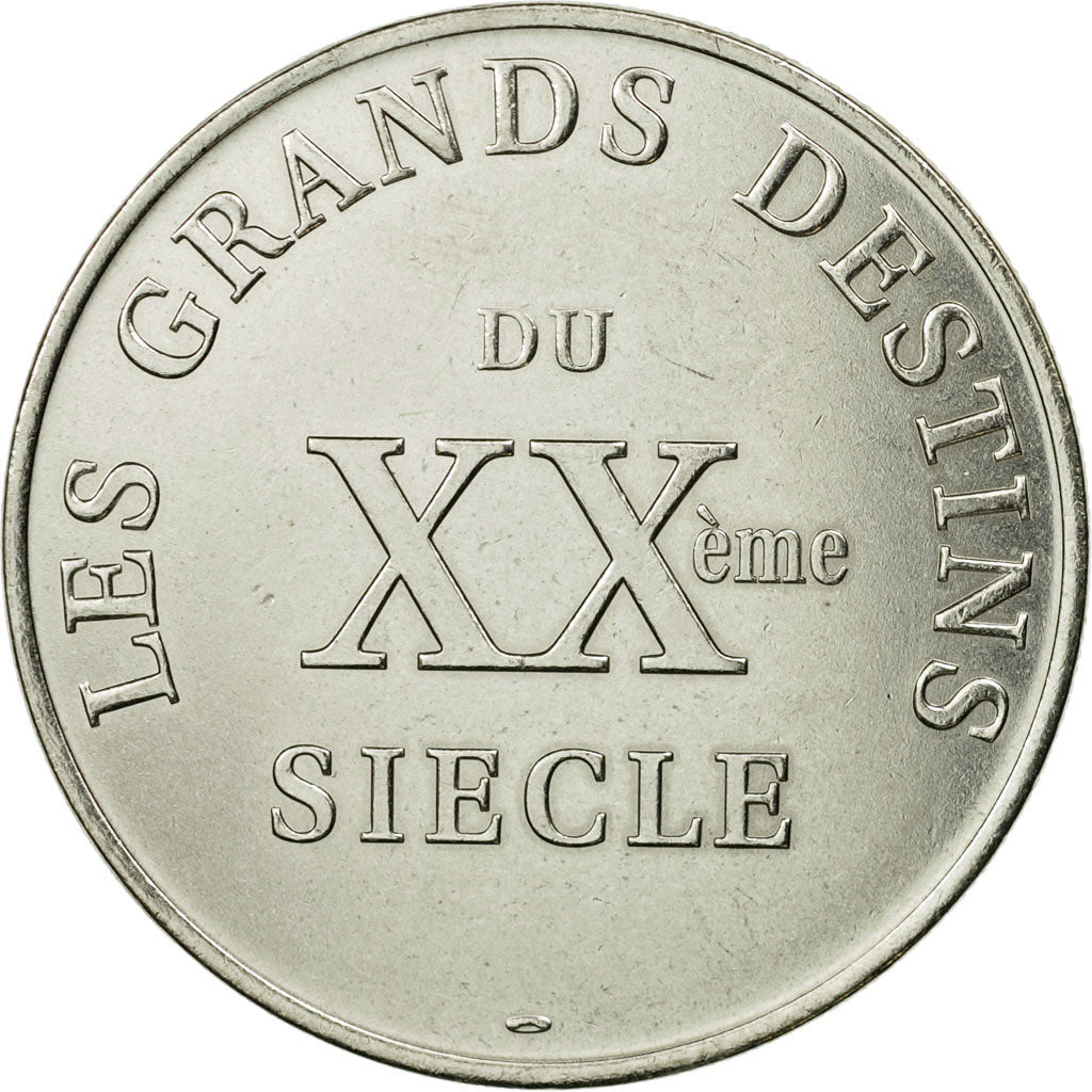 Francia, medalla, Les grands destins du XXeme siècle, Mikhaïl Gorbatchev, FDC