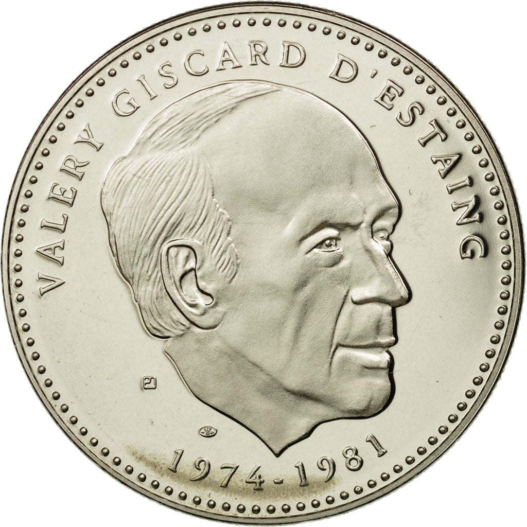 Francja, Medal, Ve République, Valery Giscard d'Estaing, MS(65-70)