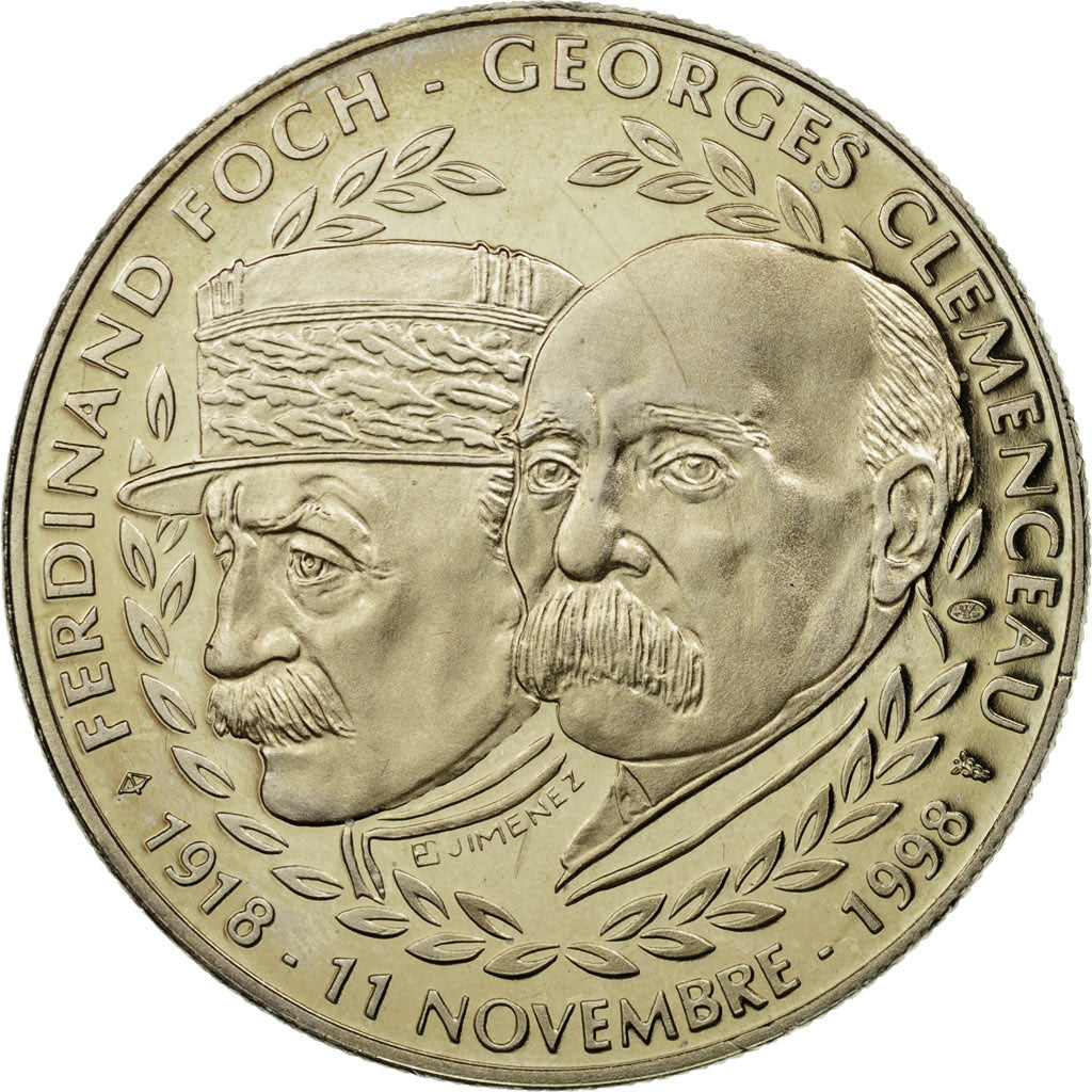 France, Medal, Seconde Guerre Mondiale, Foch - Clémenceau, Jimenez, MS(65-70)