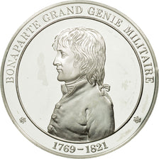 France, Medal, Napoléon Bonaparte, Grand Génie Militaire, MS(64), Silver
