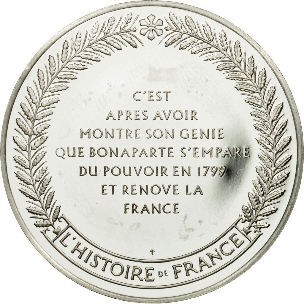 France, Medal, Napoléon Bonaparte, Grand Génie Militaire, MS(64), Silver