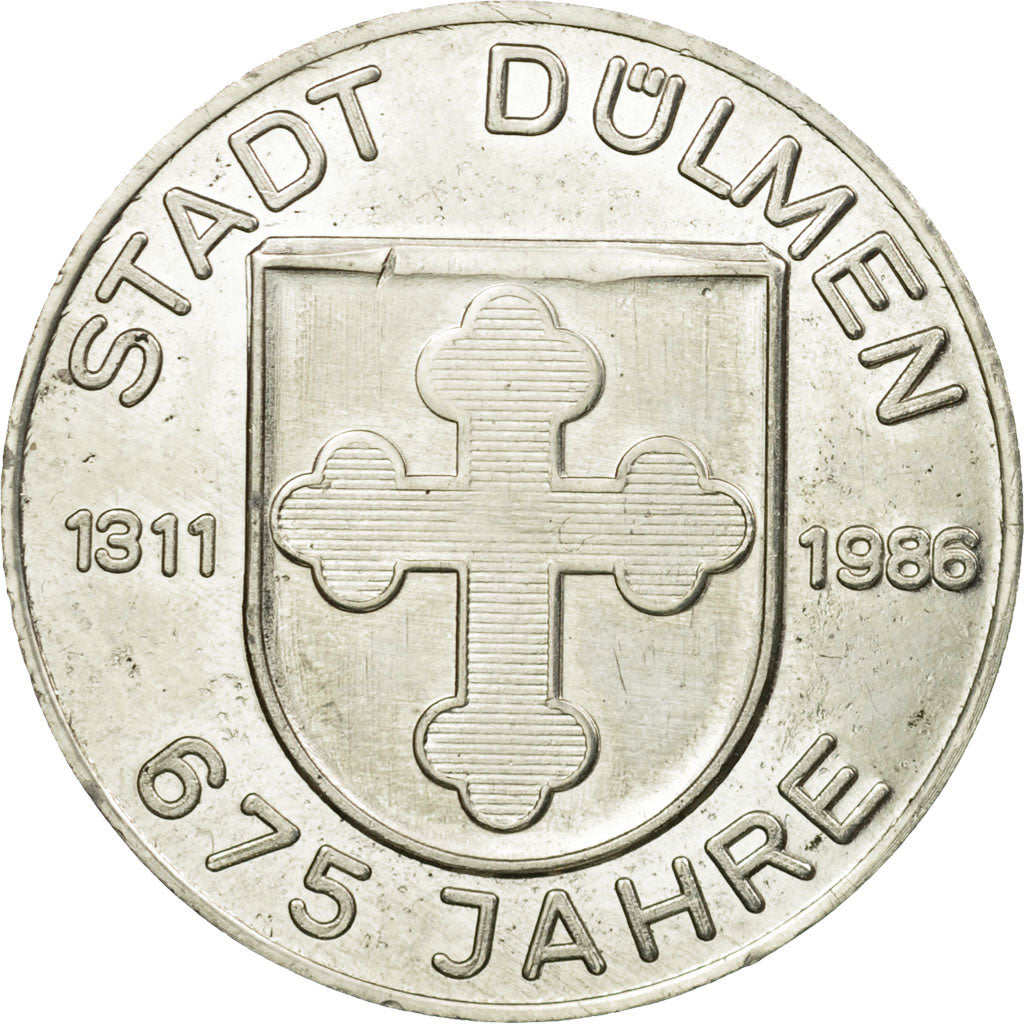Germany, Medal, Ville de Dülmen, 1986, MS(60-62), Cupro-nickel