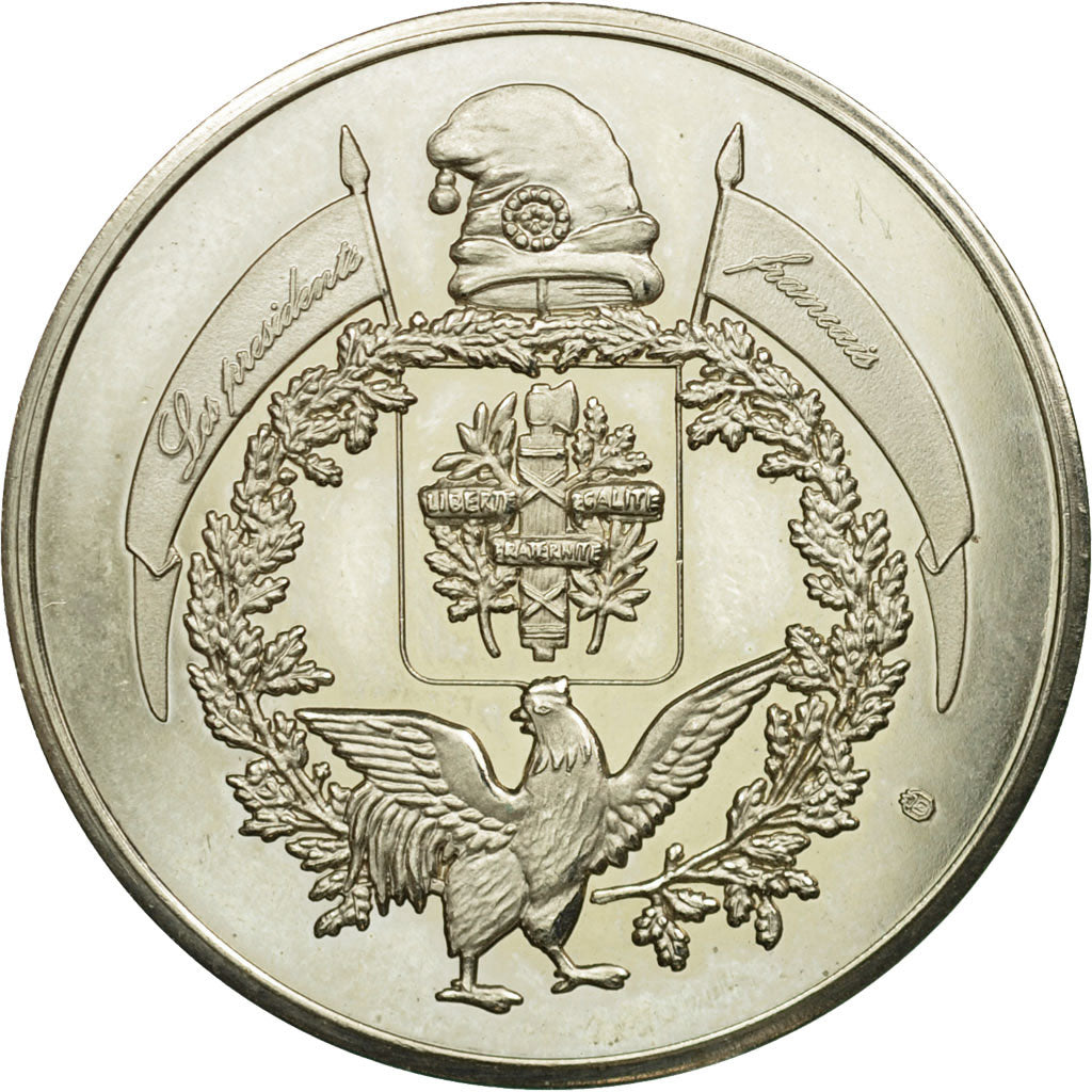 France, Médaille, Les Présidents Français, Jacques Chirac, SUP+, Cuivre
