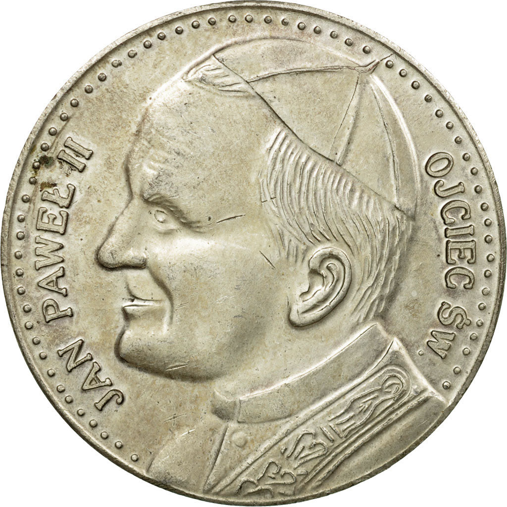 Poland, Medal, Le Pape Jean-Paul II, 1979, MS(63), Copper-nickel