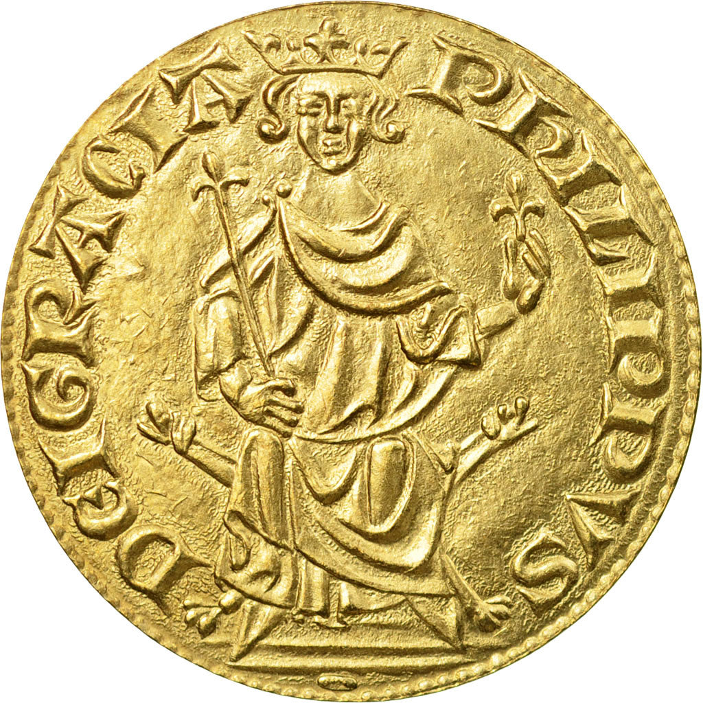 France, Medal, Reproduction Petit Royal d'Or de Philippe IV Le Bel, MDP