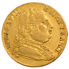 FRANCE, 20 Francs, 1815, London, AU(50-53), Gold, Gadoury #1027, 6.40