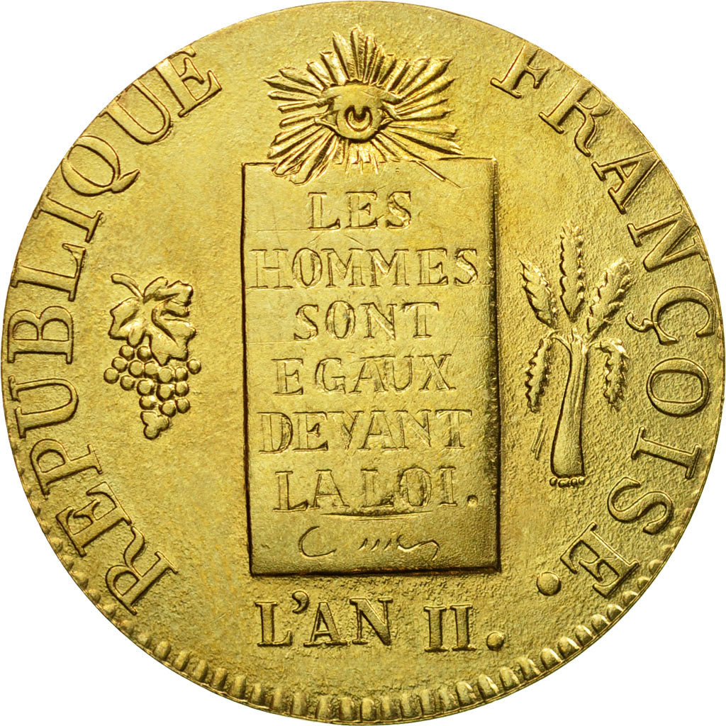 France, Medal, Reproduction Deux Sols aux Balances, Révolution 1793, MDP