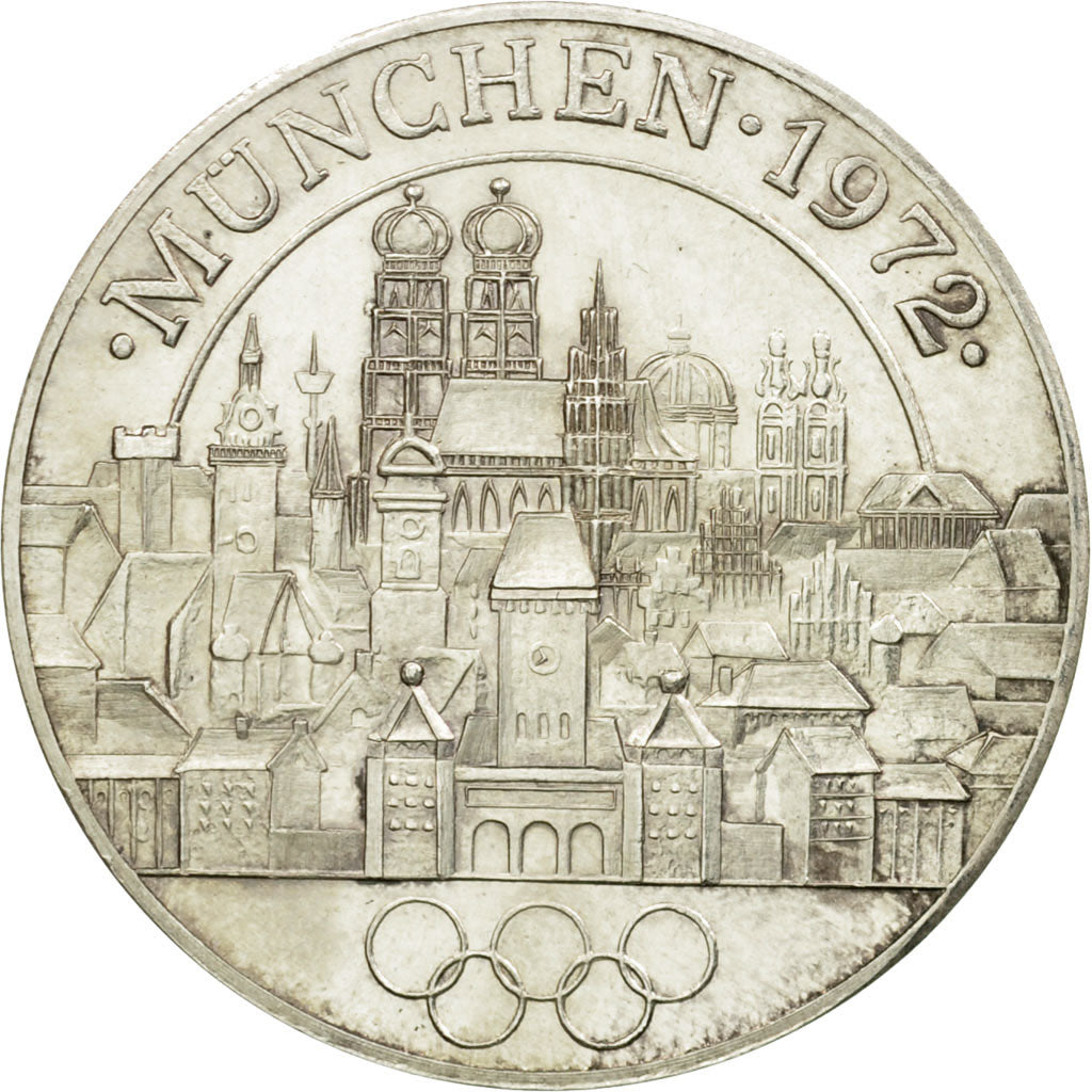 Germany, Token, XXème Jeux Olympiques d'Eté de Munich, 1972, MS(60-62), Silver