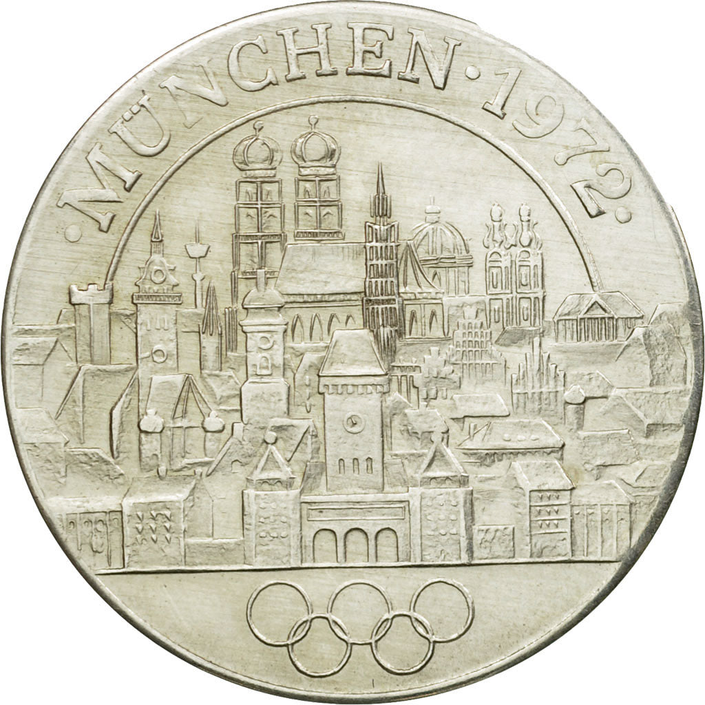 Germany, Token, XXème Jeux Olympiques d'Eté de Munich, 1972, MS(60-62), Silver