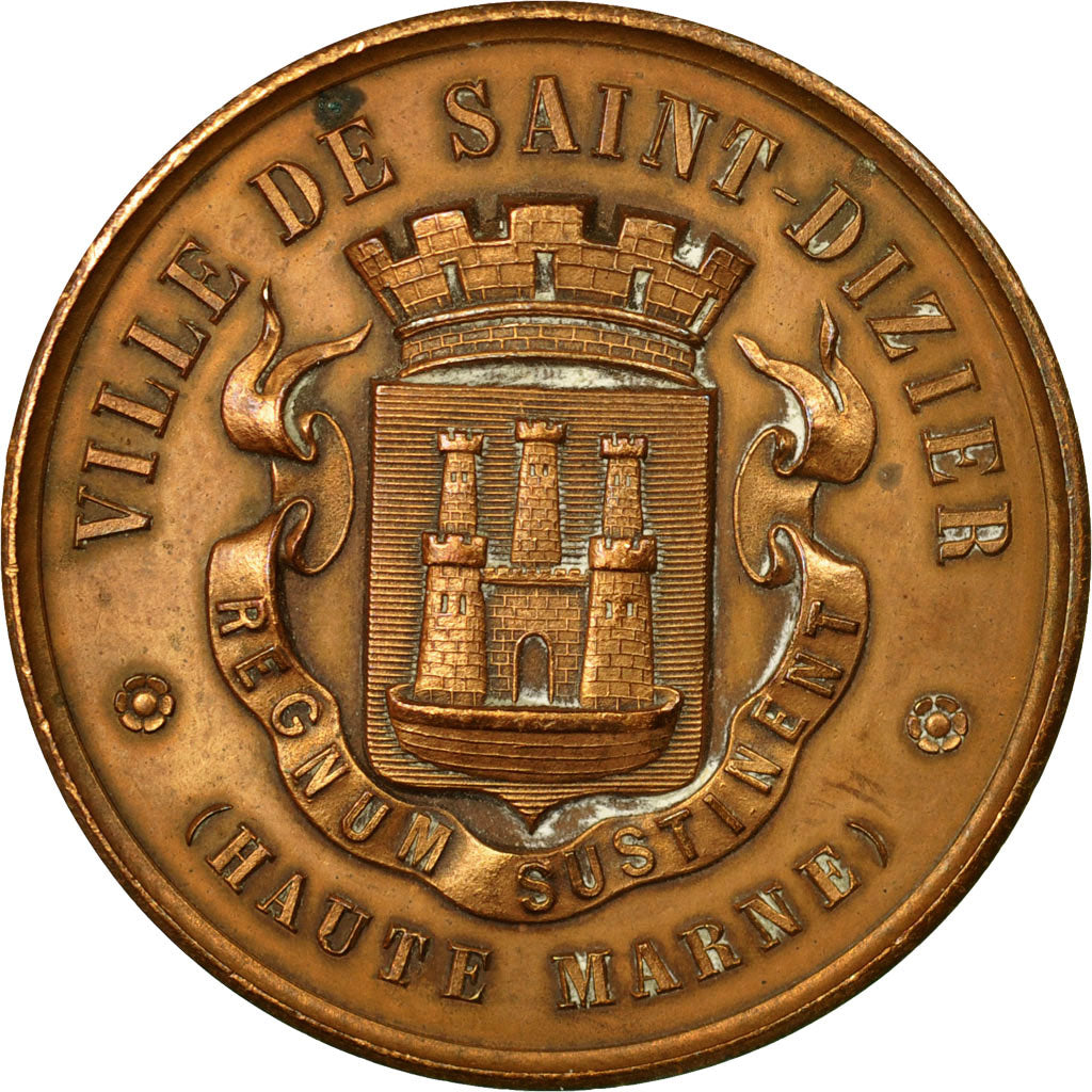 France, Médaille, Société des Lettres, des Arts, Ville de Saint-Dizier, Haute