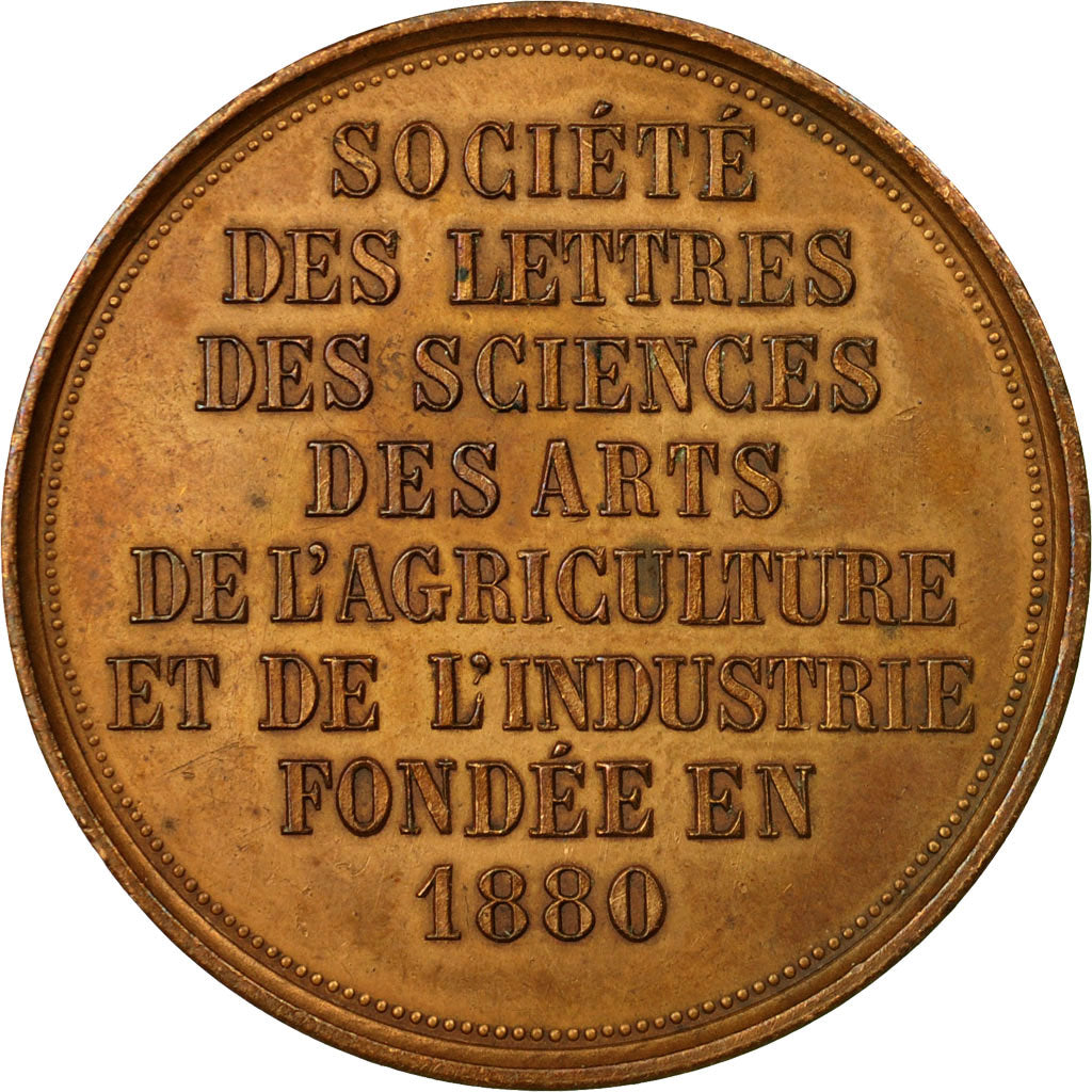 France, Médaille, Société des Lettres, des Arts, Ville de Saint-Dizier, Haute