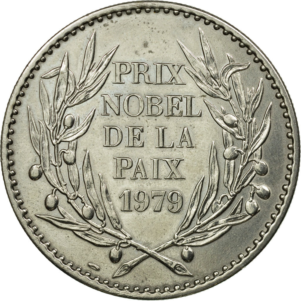 France, Medal, Mère Thérésa, Prix Nobel de la Paix 1979, MS(64)