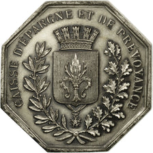 France, Token, Caisse d'épargne et de prévoyance de Lille, MS(60-62), Silver
