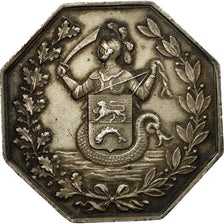 France, Token, Banques, Caisse d'Epargne de Dunkerque, AU(55-58), Silver