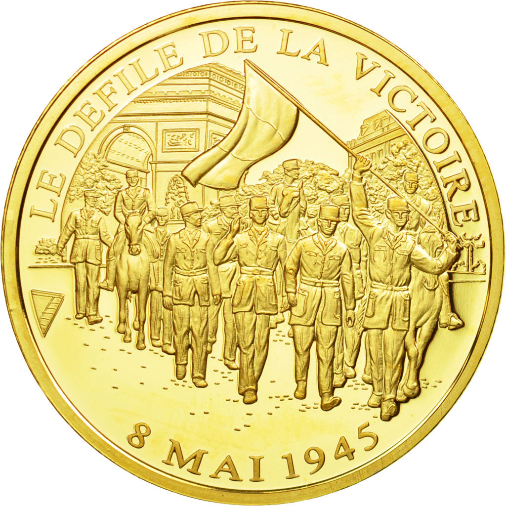 Francia, medaglia, Défilé de la Victoire du 8 Mai 1945, Champs Elysées, FDC