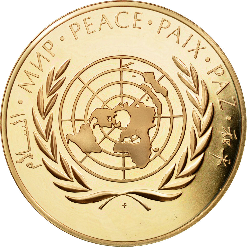 France, Médaille, Les Nations Unies, La Paix, FDC, Bronze