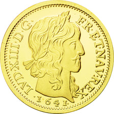 France, Médaille, Reproduction, Louis d'Or aux 8 L 1641, Louis XIII, Merley