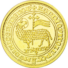 France, Medal, Reproduction, Jean II le Bon, Mouton d'Or, MS(65-70), Gold