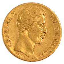 FRANCE, Charles X, 20 Francs, 1828, Paris, EF(40-45), Gold, Gadoury #1029, 6.40