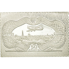 France, Medal, Timbre, Vue de Paris "Burele", 50 Francs, 1983, MS(65-70), Silver