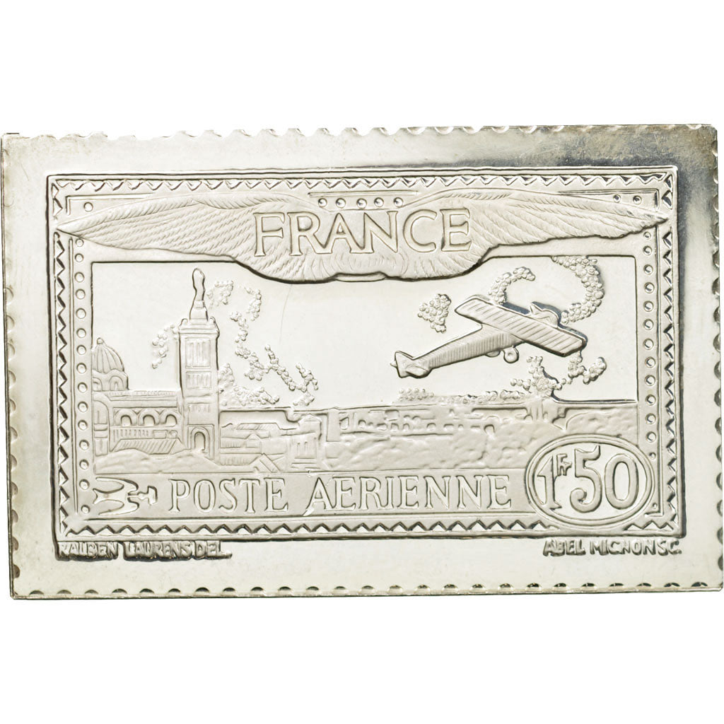 Frankreich, Medaille, Timbre, Exposition Aero-Postale de Paris, 1,50 Franc