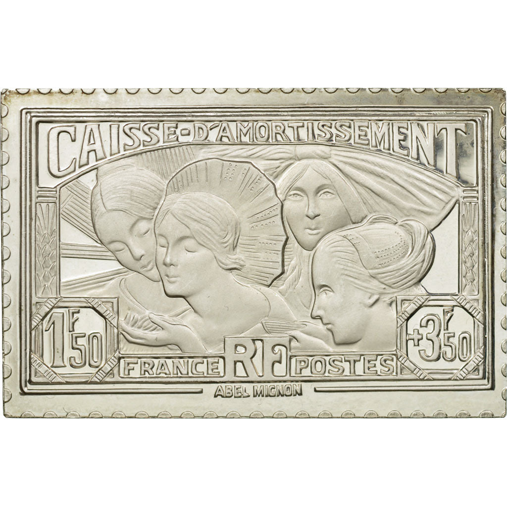 France, Medal, Timbre, Provinces Françaises, 1983, MS(65-70), Silver