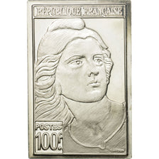 France, Medal, Timbre, Marianne, 1983, Gandon, MS(65-70), Silver
