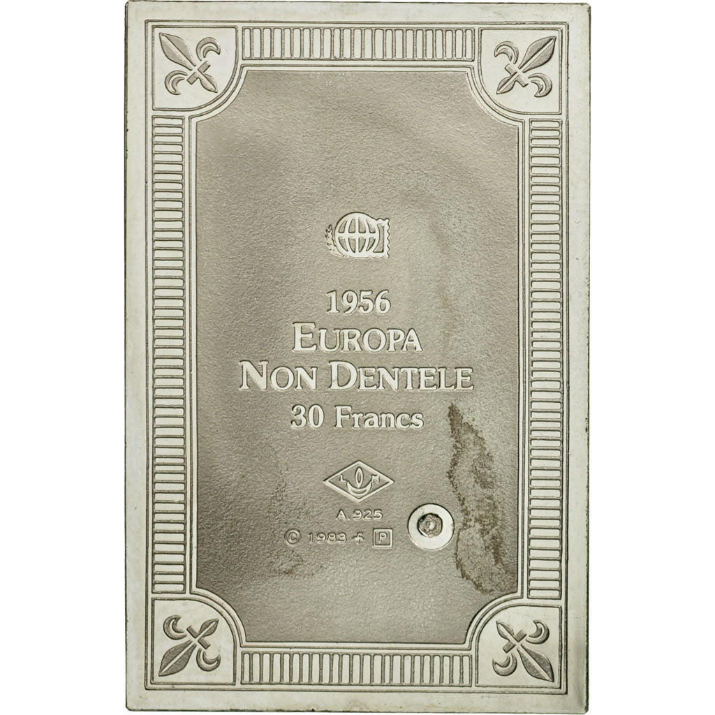 France, Médaille, Timbre, Europa, 30 Francs, 1983, FDC, Argent