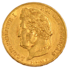 FRANCE, Louis-Philippe, 20 Francs, 1840, Paris, KM #750.1, EF(40-45), Gold,...