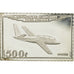 Francia, medaglia, Timbre, Avion Magister, 500 Francs, 1983, FDC, Argento