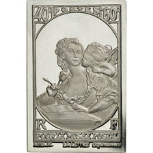 France, Medal, Timbre, Pour le Musée Postal, 1983, MS(65-70), Silver