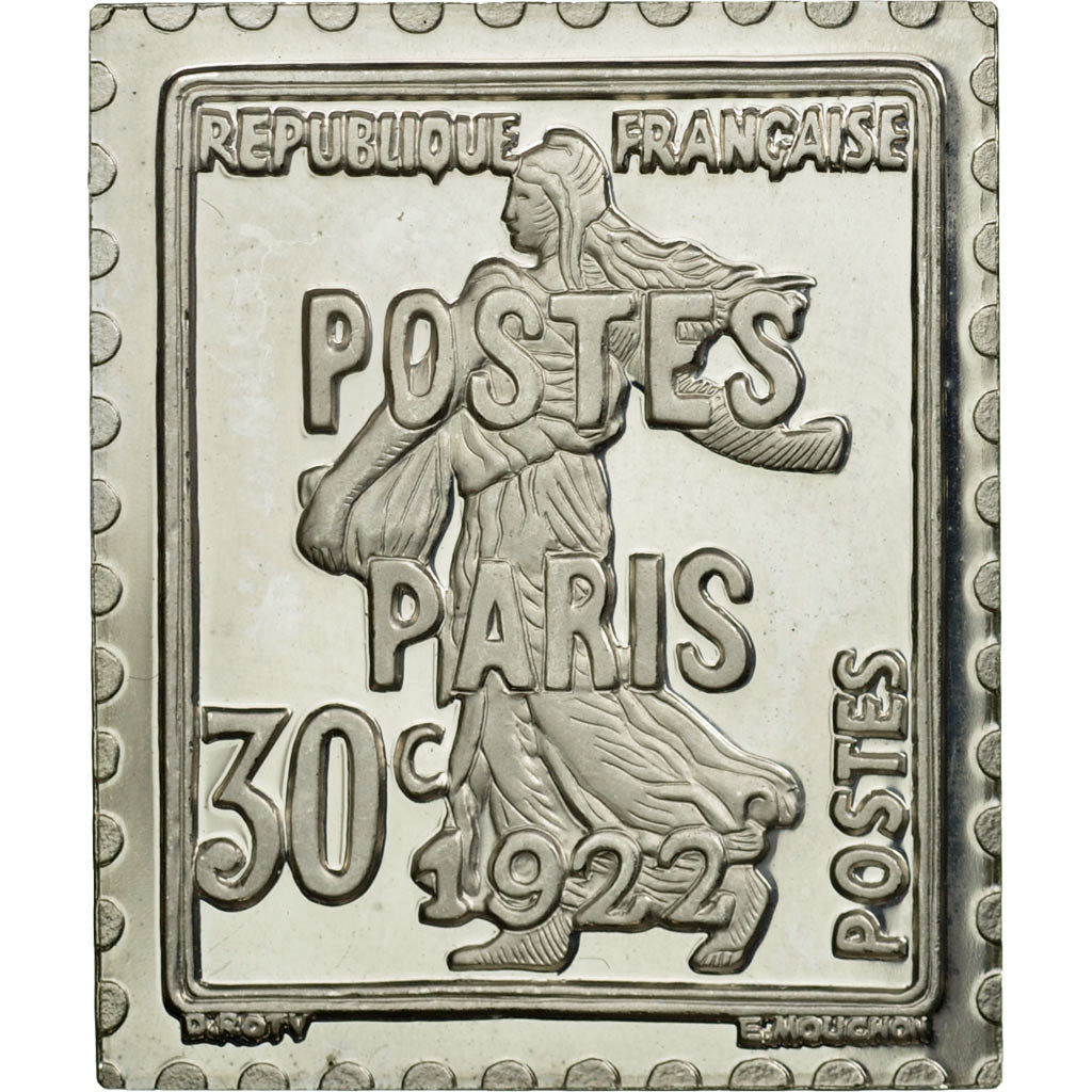 France, Medal, Timbre, Postes, Paris, Préoblitéré, 30 Centimes, 1982