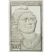 France, Medal, Timbre, Marianne, 1983, Gandon, MS(65-70), Silver