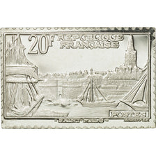 France, Médaille, Timbre, Saint-Malo, 20 Francs, 1983, FDC, Argent