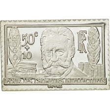 France, Medal, Timbre, Chomeur Intellectuels, Victor Hugo Surchargé, 1983