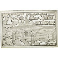 France, Medal, Timbre, Conseil de l'Europe, Strasbourg, 1983, MS(65-70), Silver