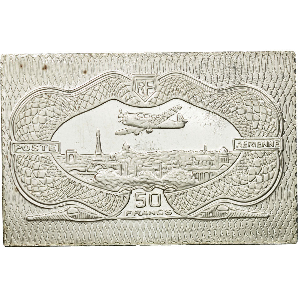 France, Medal, Timbre, Vue de Paris 